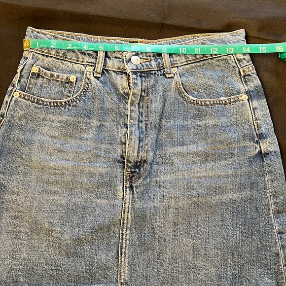 Zara Denim Short Skirt size M - Picture 3 of 4